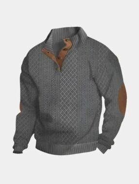 Cross & Crown Classic High Collar Pullover XXXL